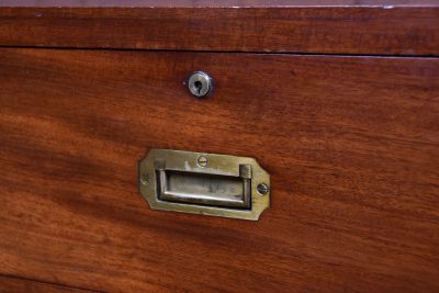 Mahogany Secretaire Campaign Chest SAI3884 - Image 3