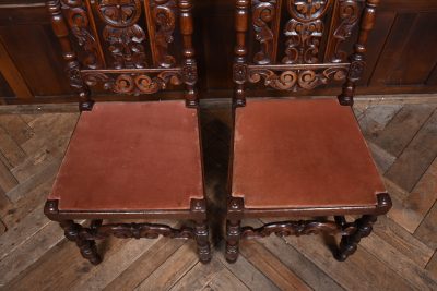 Pair Of Victorian Oak Bergere Side Chairs SAI3736 - Image 6