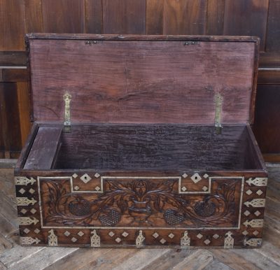 Anglo - Indian Blanket / Storage Box SAI3950 - Image 10