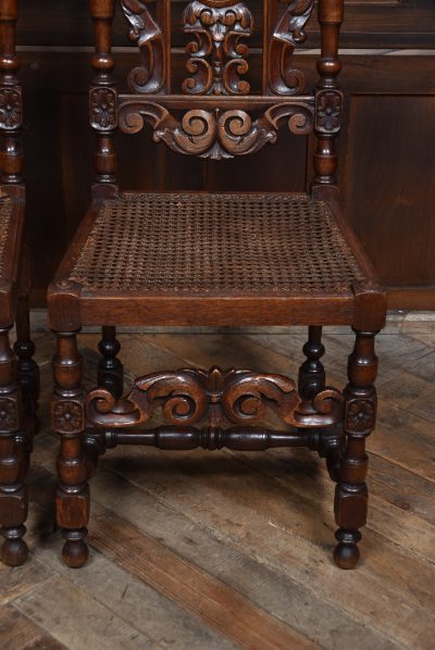 Pair Of Victorian Oak Bergere Side Chairs SAI3736 - Image 9