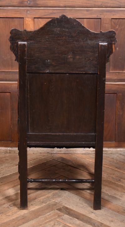 19th Century Oak Hall Chair SAI3757 - Image 9