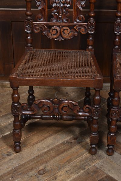 Pair Of Victorian Oak Bergere Side Chairs SAI3736 - Image 10