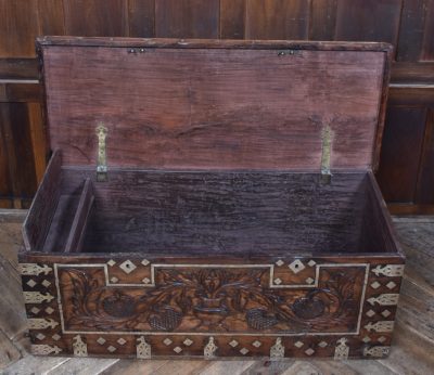 Anglo - Indian Blanket / Storage Box SAI3950 - Image 12