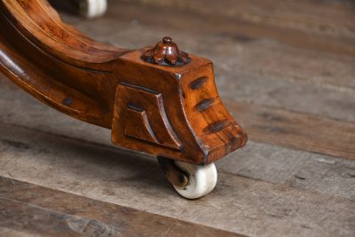 Octagonal walnut centre table SAI3680 - Image 7