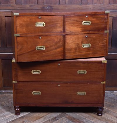 Mahogany Secretaire Campaign Chest SAI3884 - Image 12