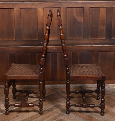 Pair Of Victorian Oak Bergere Side Chairs SAI3736 - Image 12