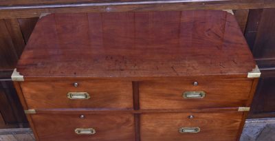 Mahogany Secretaire Campaign Chest SAI3884 - Image 13