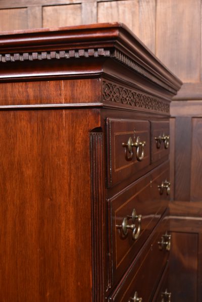 Georgian Mahogany Chest On Chest SAI3749 - Image 9