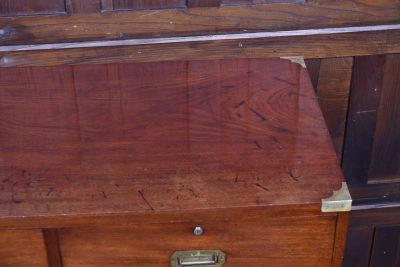 Mahogany Secretaire Campaign Chest SAI3884 - Image 14