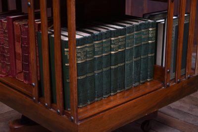 Edwardian Walnut Revolving Bookcase SAI3688 - Image 2