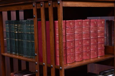 Edwardian Walnut Revolving Bookcase SAI3688 - Image 3