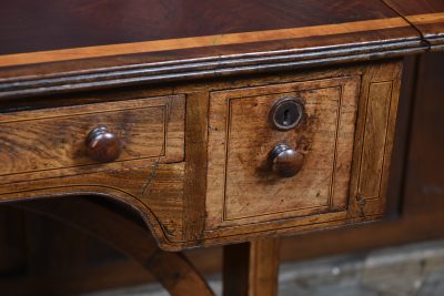 Regency Rosewood Sofa Table SAI3722 - Image 6
