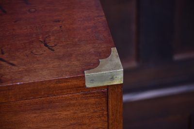 Mahogany Secretaire Campaign Chest SAI3884 - Image 16