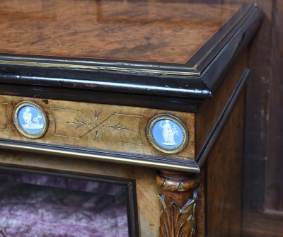 Victorian Walnut Display Cabinet SAI3834 - Image 3