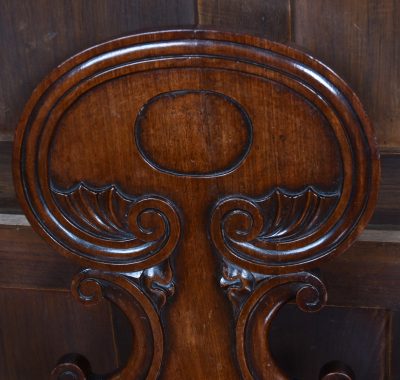 Pair of 19th Century Mahogany Hall Chairs SAI4133 Mahogany Antique Chairs 6 Pair of 19th Century Mahogany Hall Chairs SAI4133 - Image 6