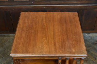 Edwardian Walnut Revolving Bookcase SAI3688 - Image 9
