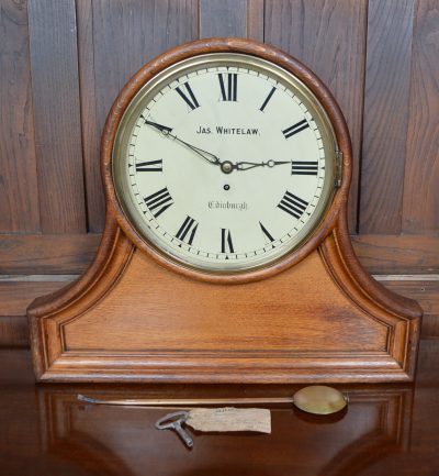 Jas Whitelaw Of Edinburgh Oak Mantle Clock SAI3512 - Image 6