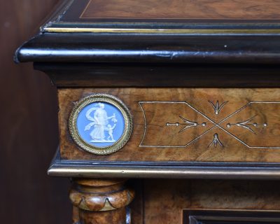 Victorian Walnut Display Cabinet SAI3834 - Image 9