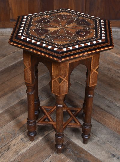Hexagonal Islamic Table SAI3737 - Image 9