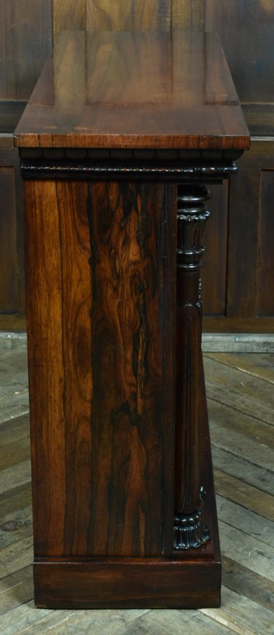 Victorian Rosewood Open Bookcase SAI4033 rosewood Antique Bookcases 7 Victorian Rosewood Open Bookcase SAI4033 - Image 7
