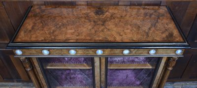 Victorian Walnut Display Cabinet SAI3834 - Image 13