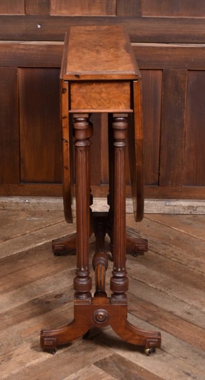 Victorian Burr Walnut Sutherland Table SAI3751 - Image 3