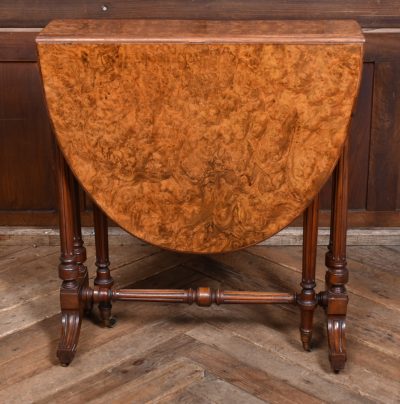Victorian Burr Walnut Sutherland Table SAI3751 - Image 4