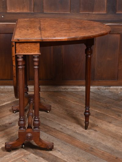 Victorian Burr Walnut Sutherland Table SAI3751 - Image 5