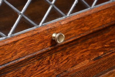 Pair of Edwardian Oak Barrister Bookcase with Leaded Glass SAI3804 - Image 3