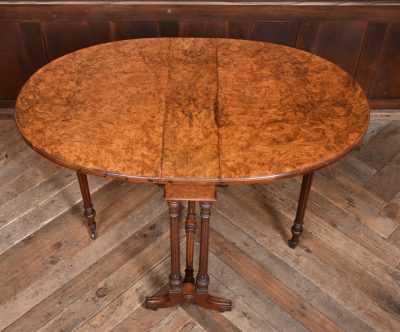 Victorian Burr Walnut Sutherland Table SAI3751 - Image 7