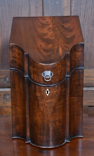 Georgian Mahogany Knife Box/ Stationery Box SAI3776 - Image 4