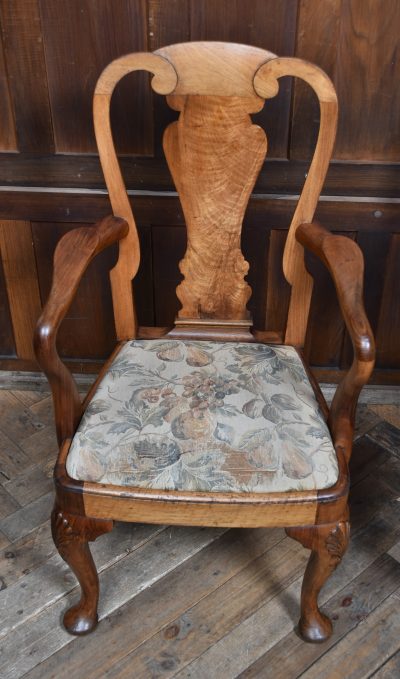 Pair Of Victorian Walnut Armchairs SAI3824 - Image 5