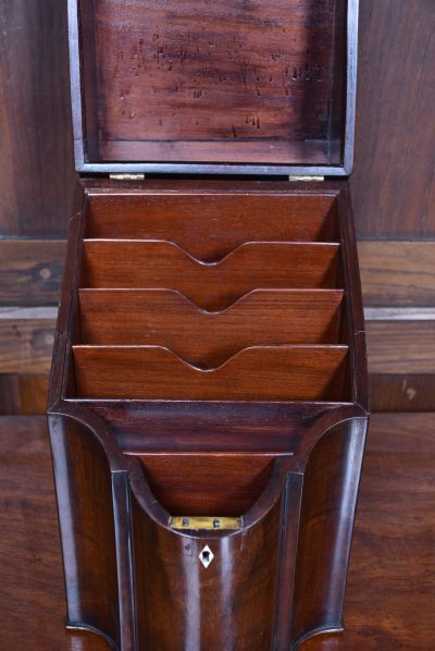 Georgian Mahogany Knife Box/ Stationery Box SAI3776 - Image 9