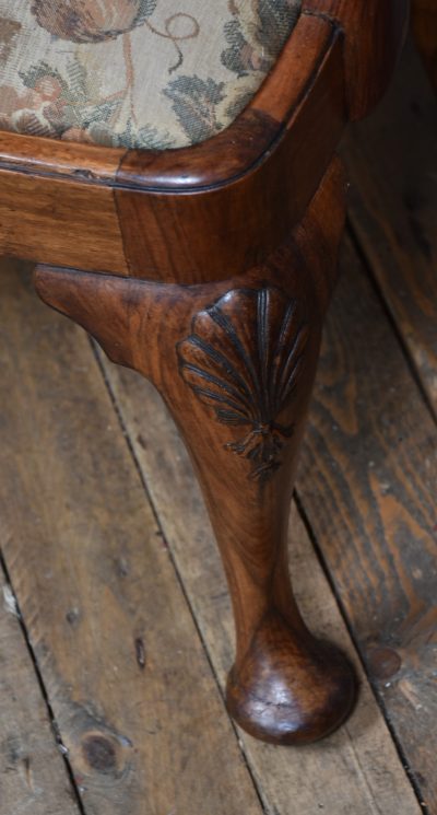 Pair Of Victorian Walnut Armchairs SAI3824 - Image 6