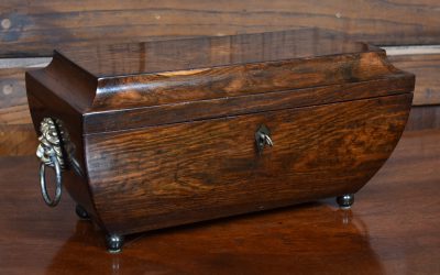 Rosewood Tea Caddy SAI3777 - Image 2