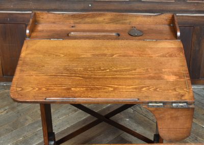 Edwardian Oak Desk And Chair SAI3793 - Image 12
