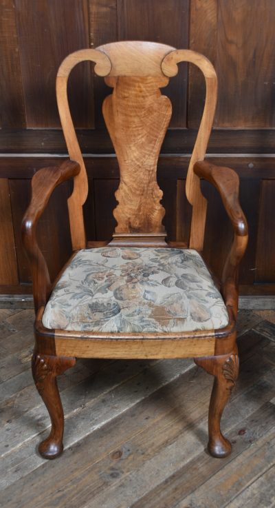 Pair Of Victorian Walnut Armchairs SAI3824 - Image 7