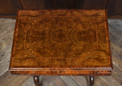Victorian Walnut Sewing / Working Table SAI3724 - Image 5