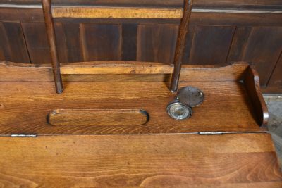 Edwardian Oak Desk And Chair SAI3793 - Image 15