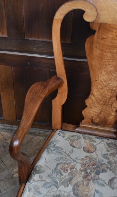 Pair Of Victorian Walnut Armchairs SAI3824 - Image 9