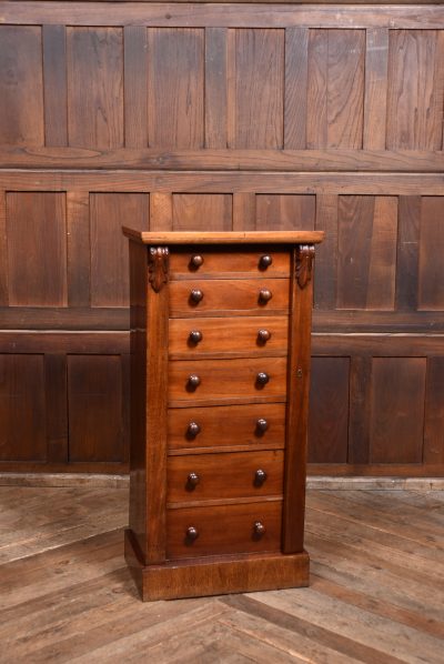 Victorian Mahogany Wellington Chest Of Drawers SAI3691 - Image 2