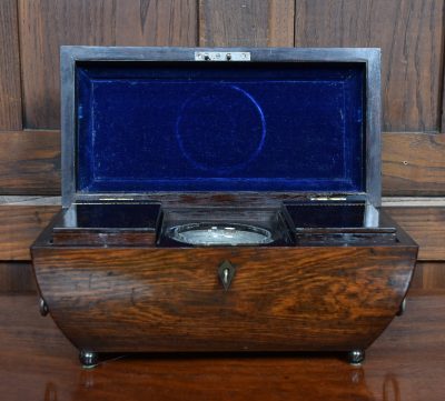 Rosewood Tea Caddy SAI3777 - Image 5