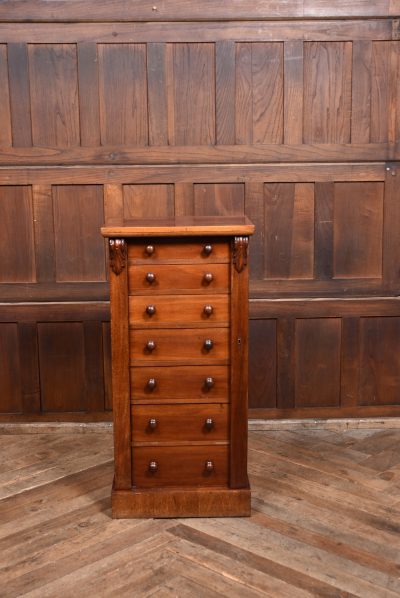 Victorian Mahogany Wellington Chest Of Drawers SAI3691 - Image 3