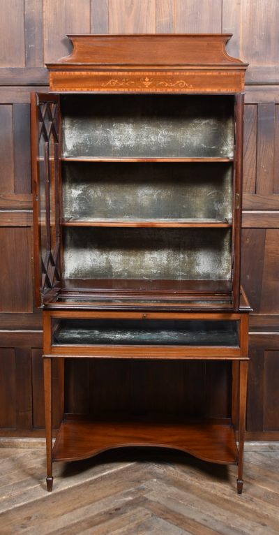 Edwardian Bijouterie/ Display Cabinet SAI3759 - Image 11