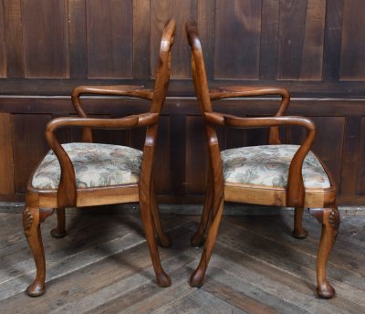 Pair Of Victorian Walnut Armchairs SAI3824 - Image 13