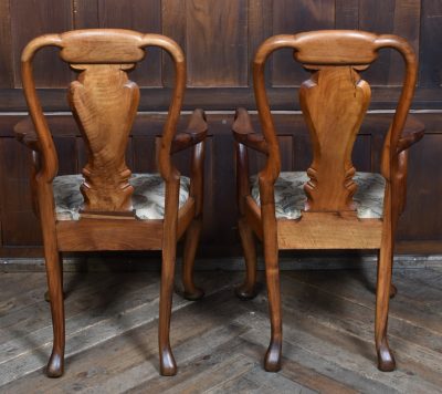Pair Of Victorian Walnut Armchairs SAI3824 - Image 14