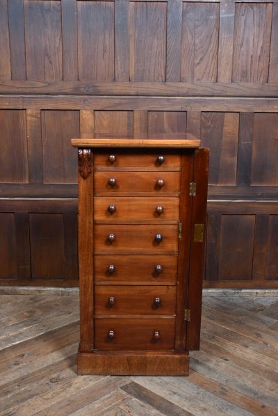 Victorian Mahogany Wellington Chest Of Drawers SAI3691 - Image 7
