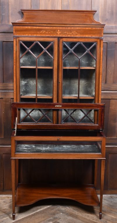Edwardian Bijouterie/ Display Cabinet SAI3759 - Image 13