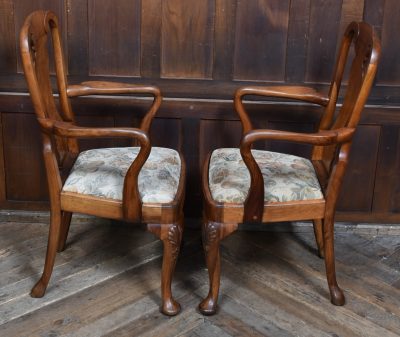 Pair Of Victorian Walnut Armchairs SAI3824 - Image 15