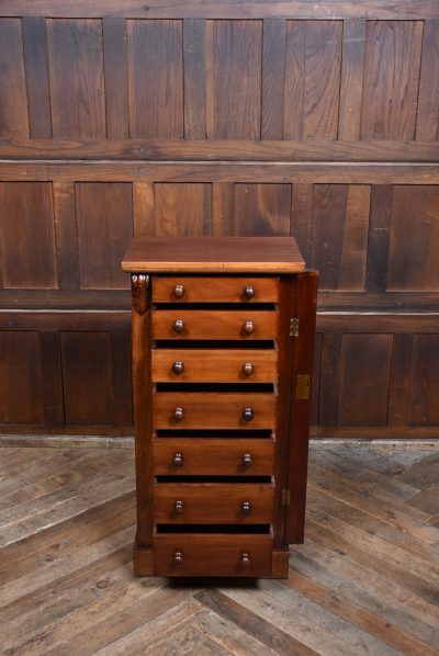 Victorian Mahogany Wellington Chest Of Drawers SAI3691 - Image 8